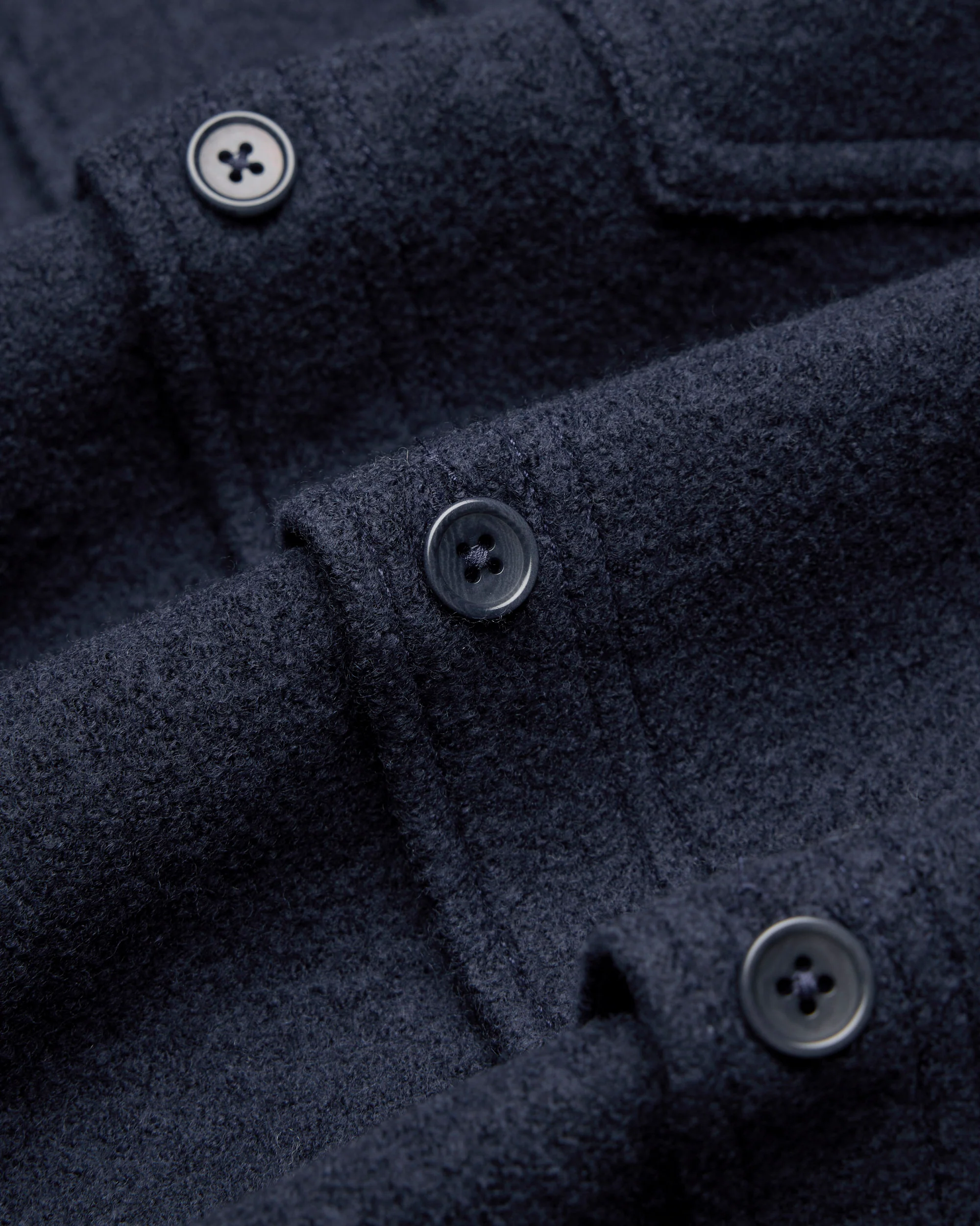Boiled Wool Warden Overshirt - Image 10
