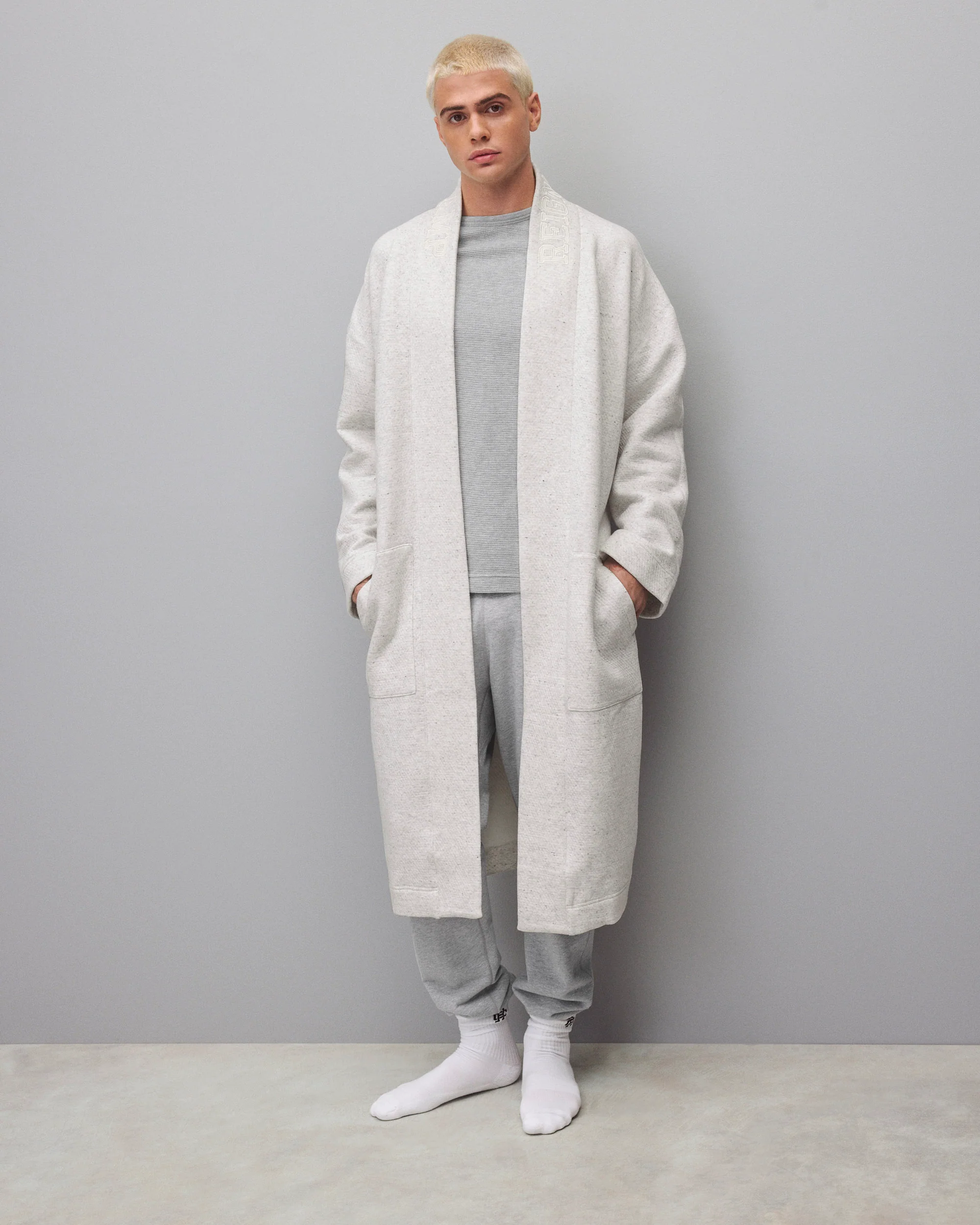 Cabin Fleece Logo Relaxed Robe - Image 2