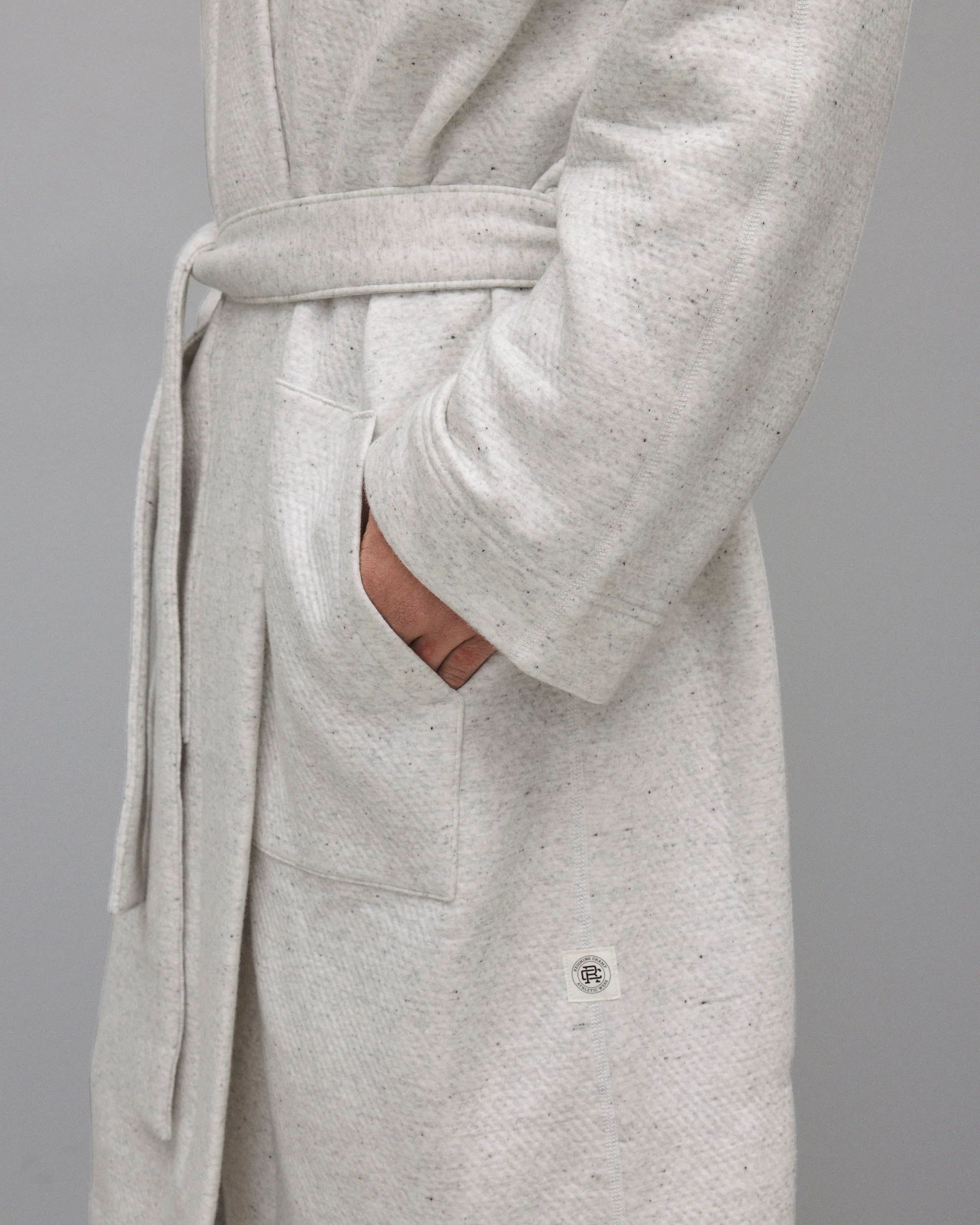 Cabin Fleece Logo Relaxed Robe - Image 6
