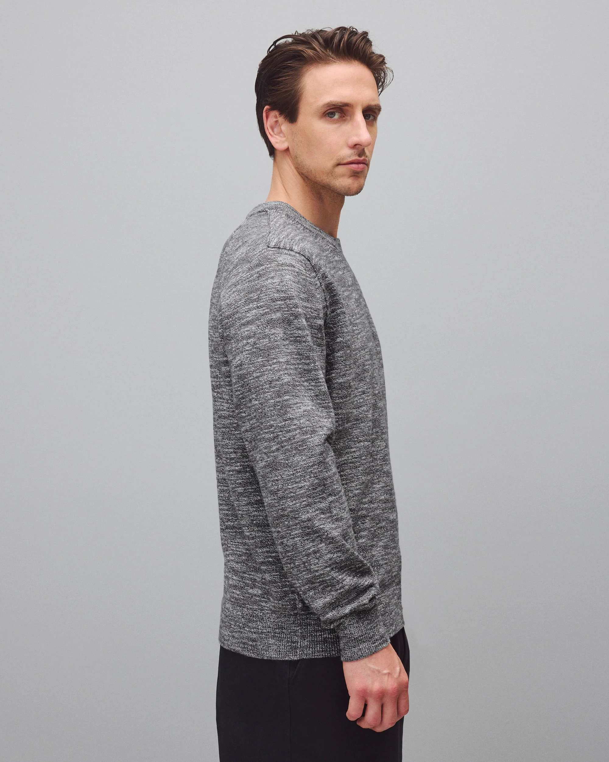 Cotton Slub Laurel Crewneck - Image 4
