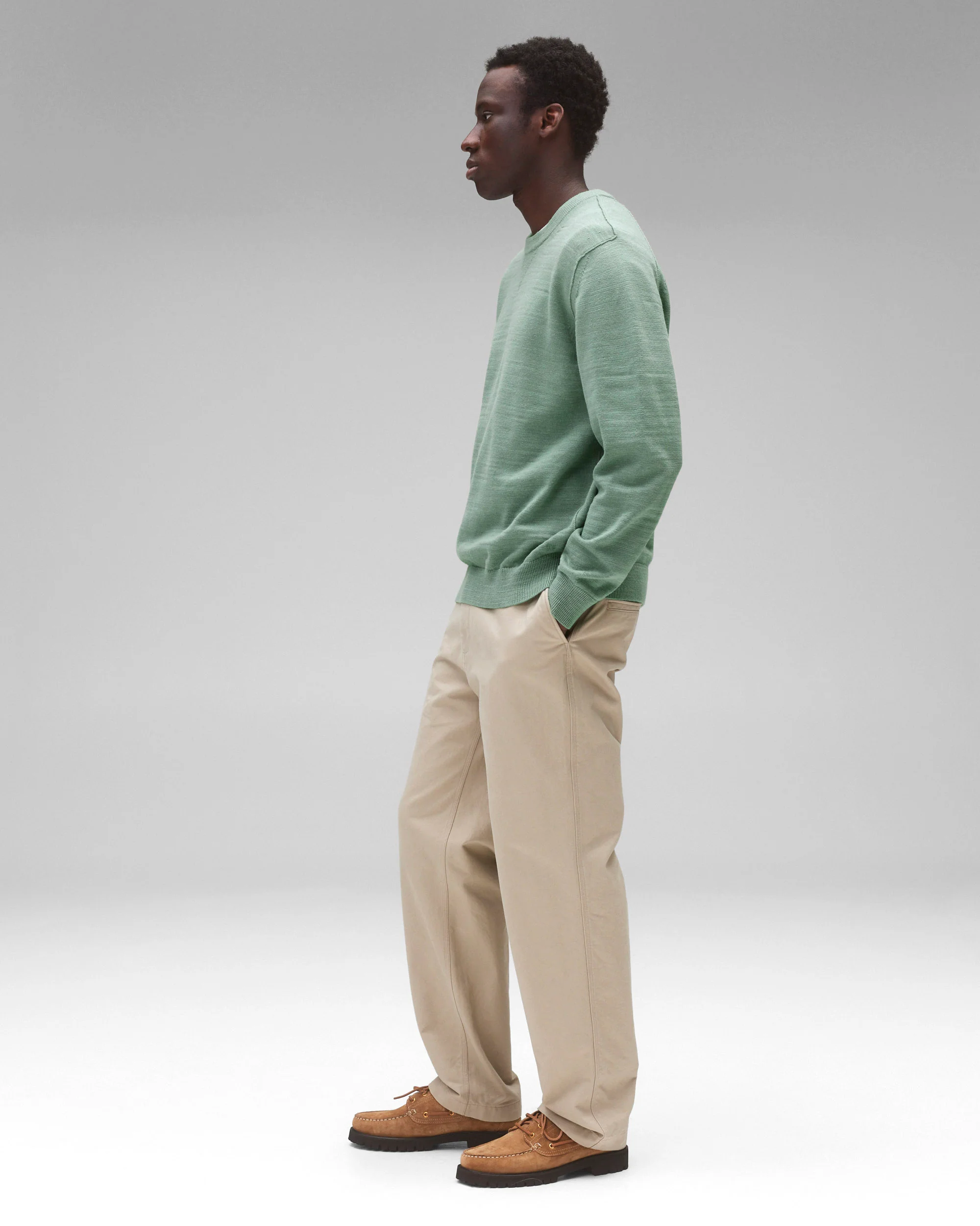 Cotton Slub Laurel Crewneck - Image 4