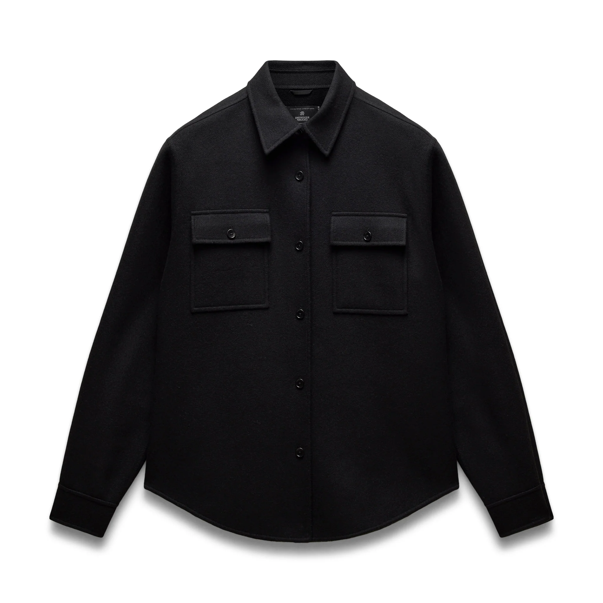 Double Faced Wool Concourse Overshirt