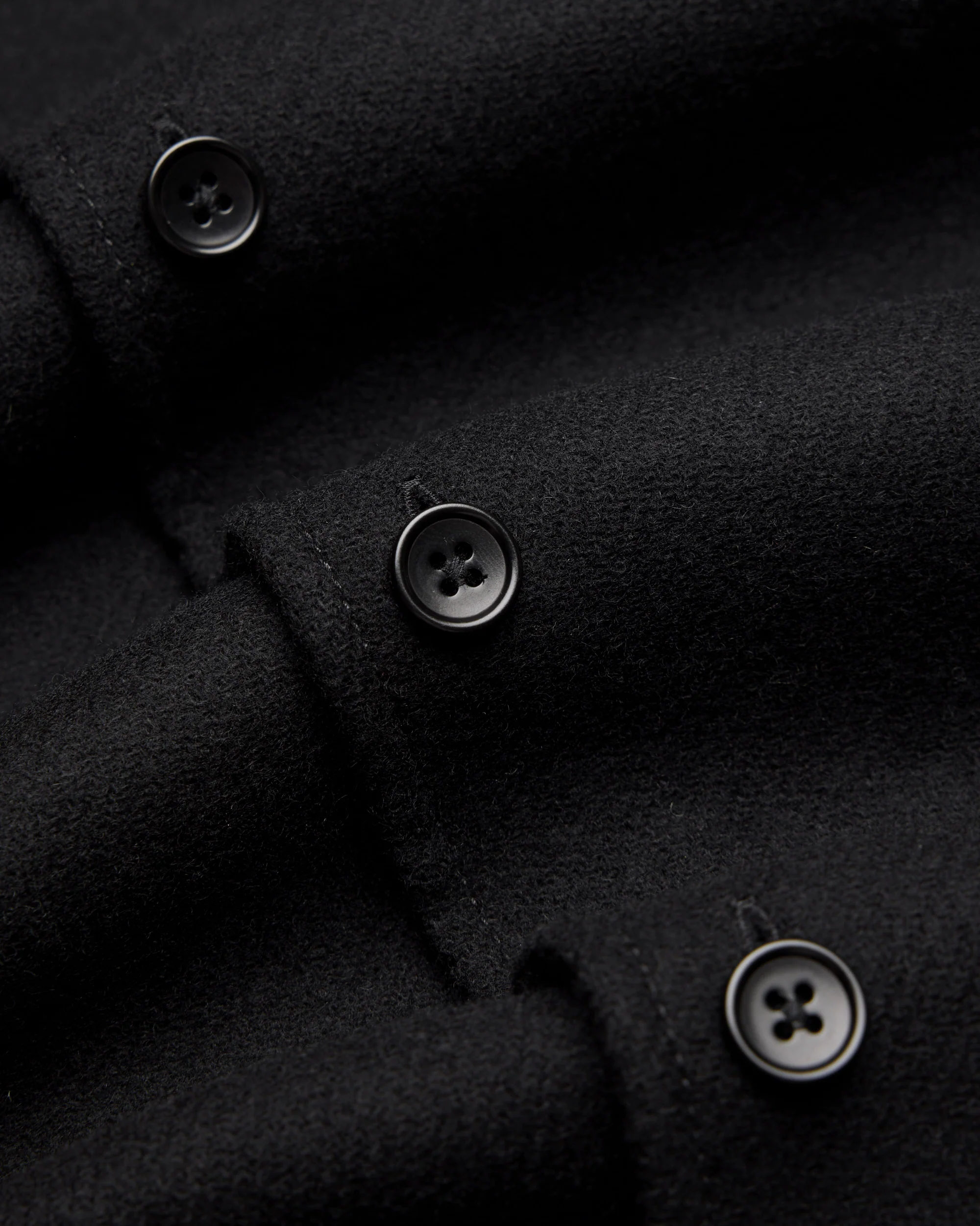 Double Faced Wool Concourse Overshirt - Image 10