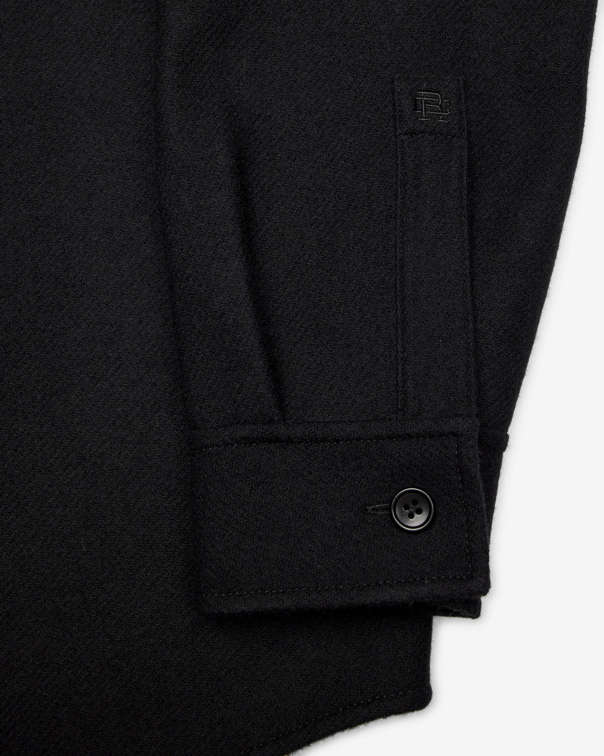 Double Faced Wool Concourse Overshirt - Image 9