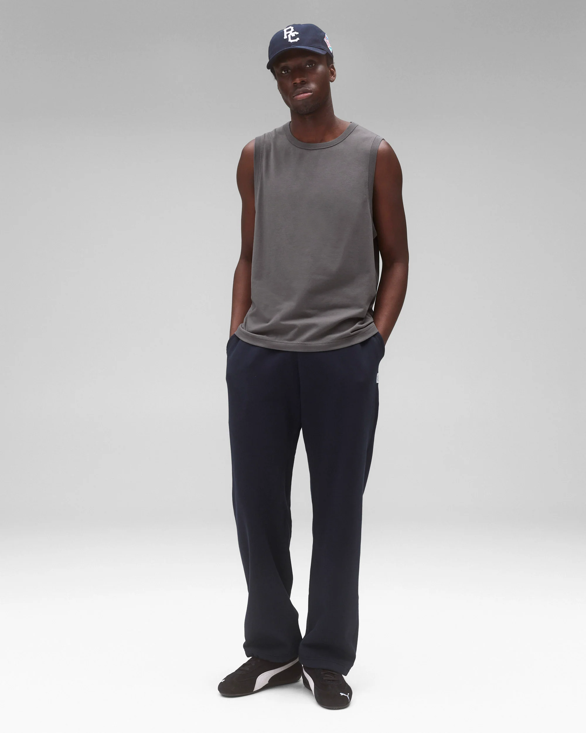 Dual Jersey Slim Sleeveless Shirt - Image 3