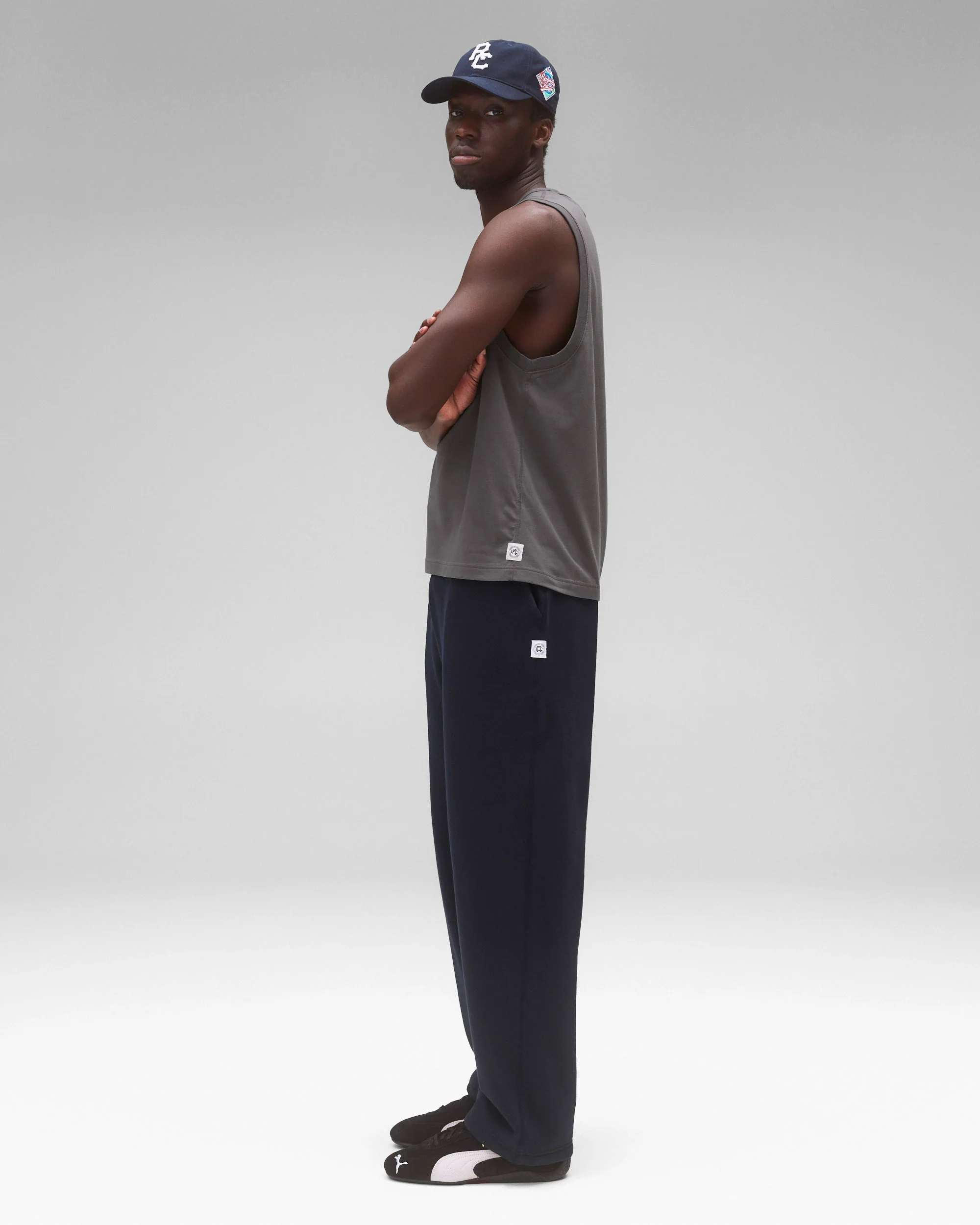 Dual Jersey Slim Sleeveless Shirt - Image 4