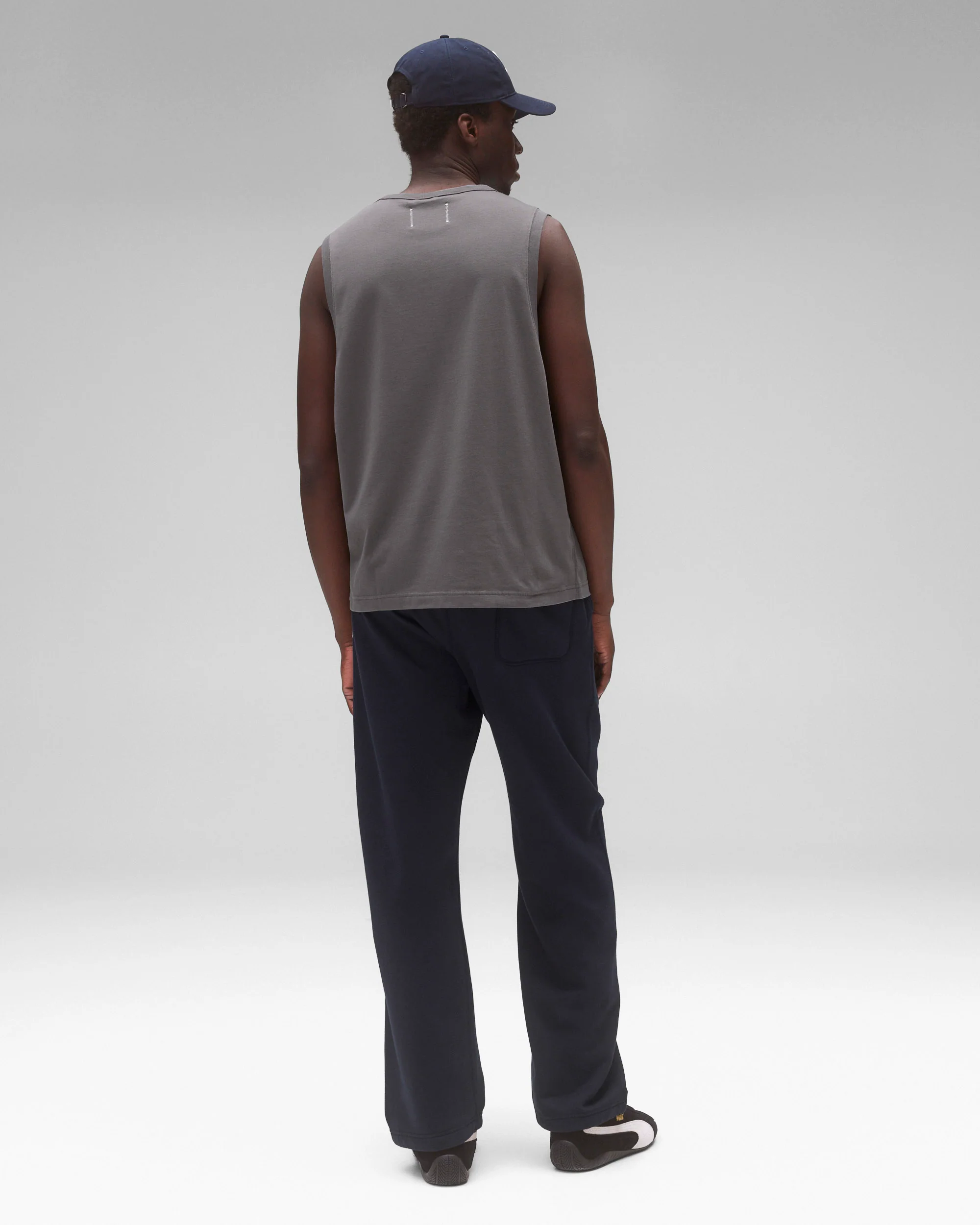 Dual Jersey Slim Sleeveless Shirt - Image 5