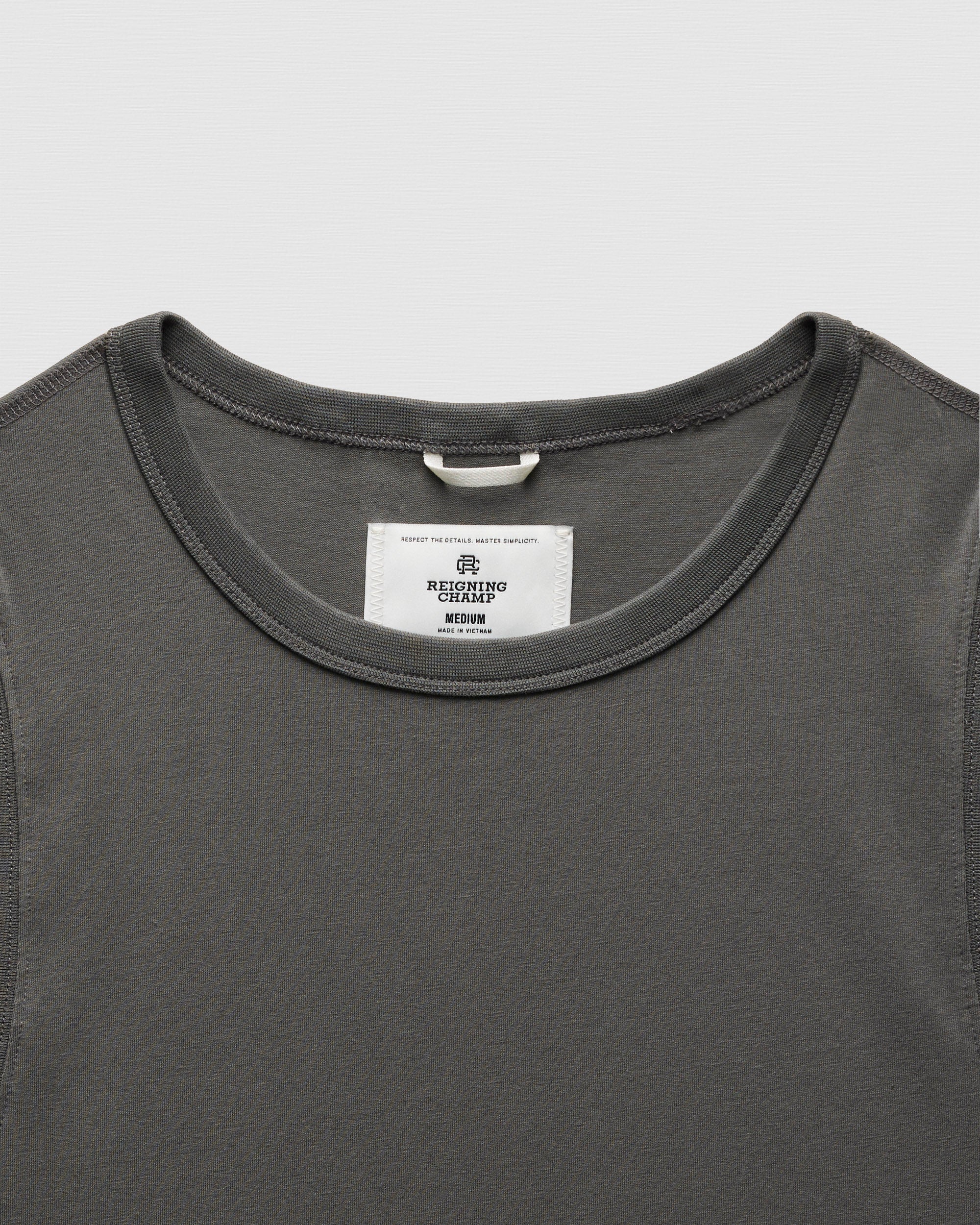 Dual Jersey Slim Sleeveless Shirt - Image 9