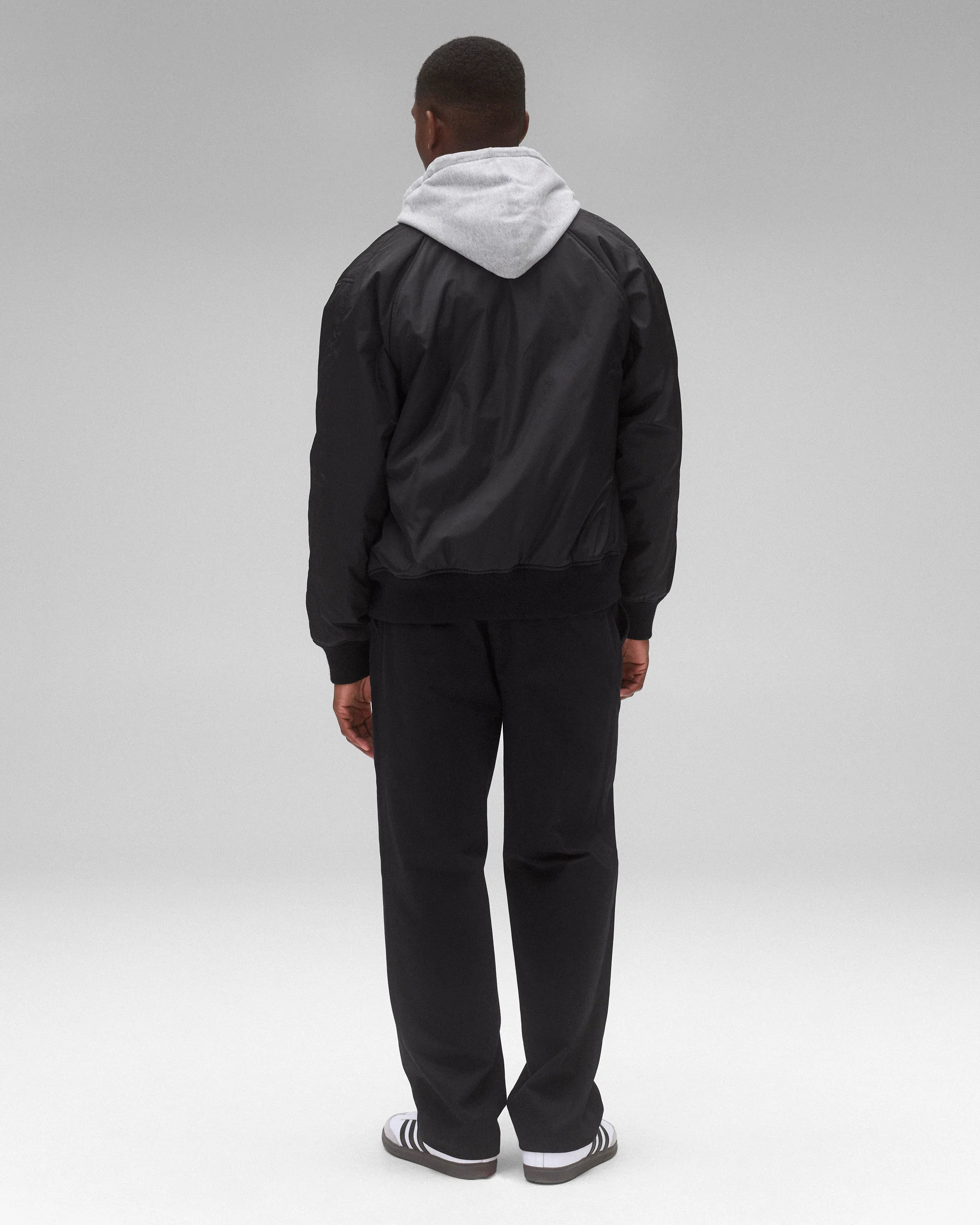 Econyl Satin Nylon Stadium Jacket - Image 5