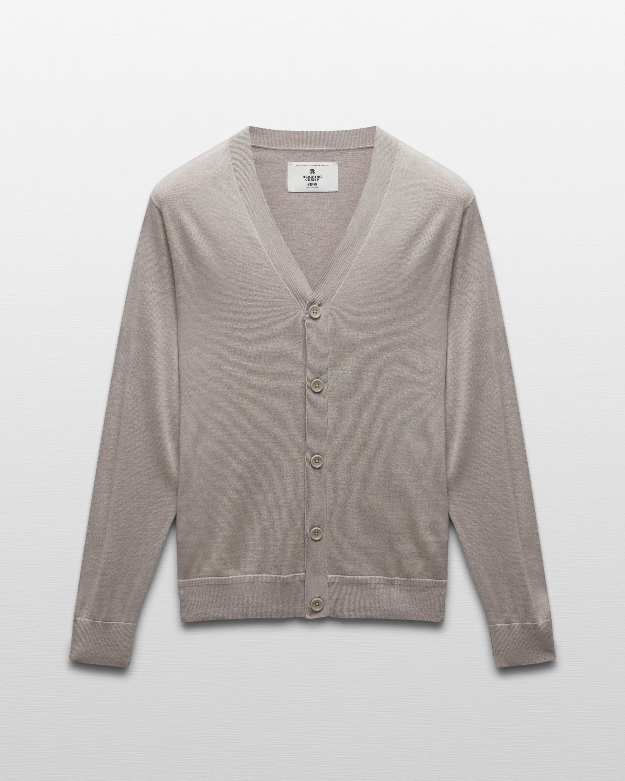 Lightweight Merino Harry Cardigan - Image 3