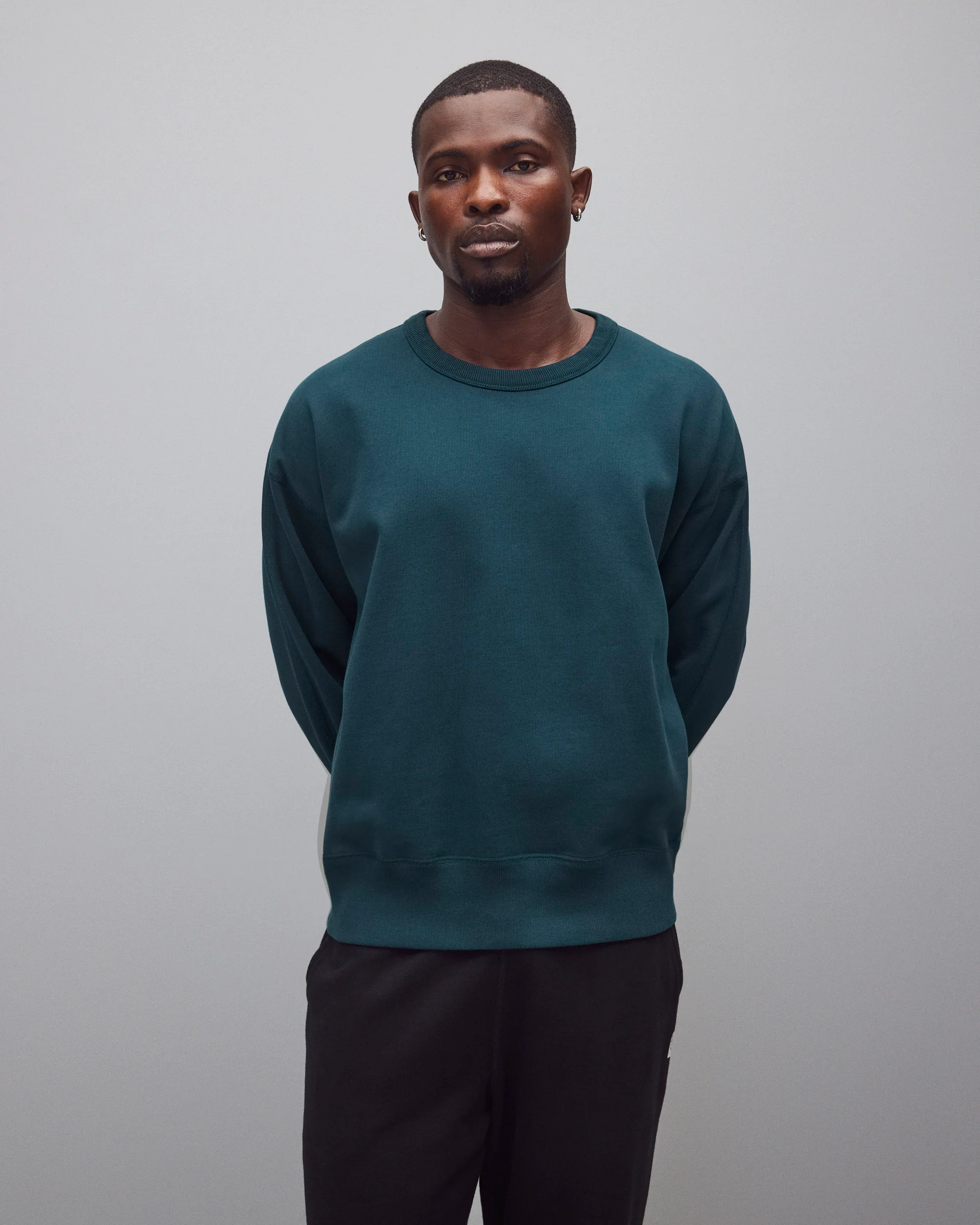 Midweight Terry Relaxed Crewneck - Image 2