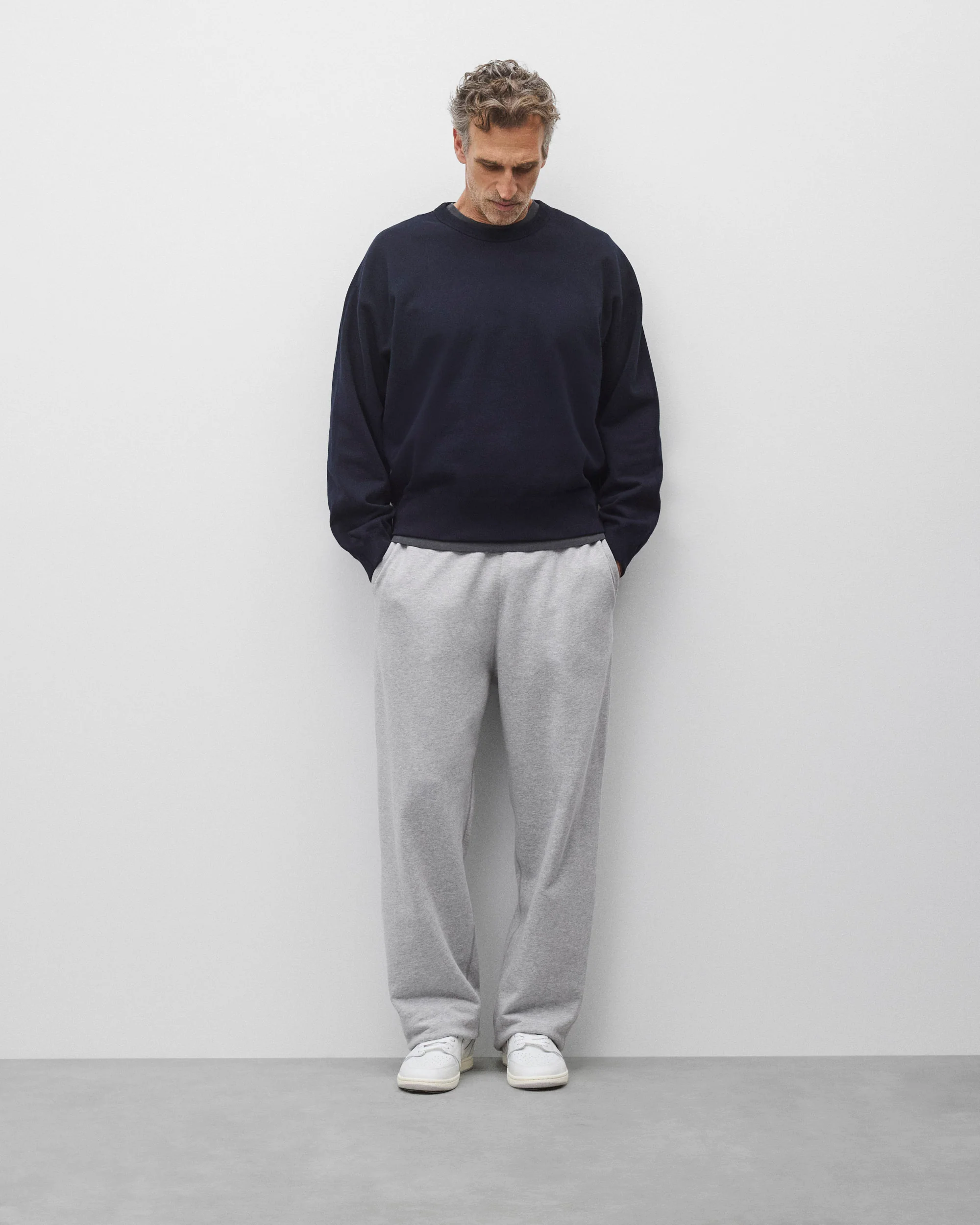 Midweight Terry Relaxed Crewneck - Image 3