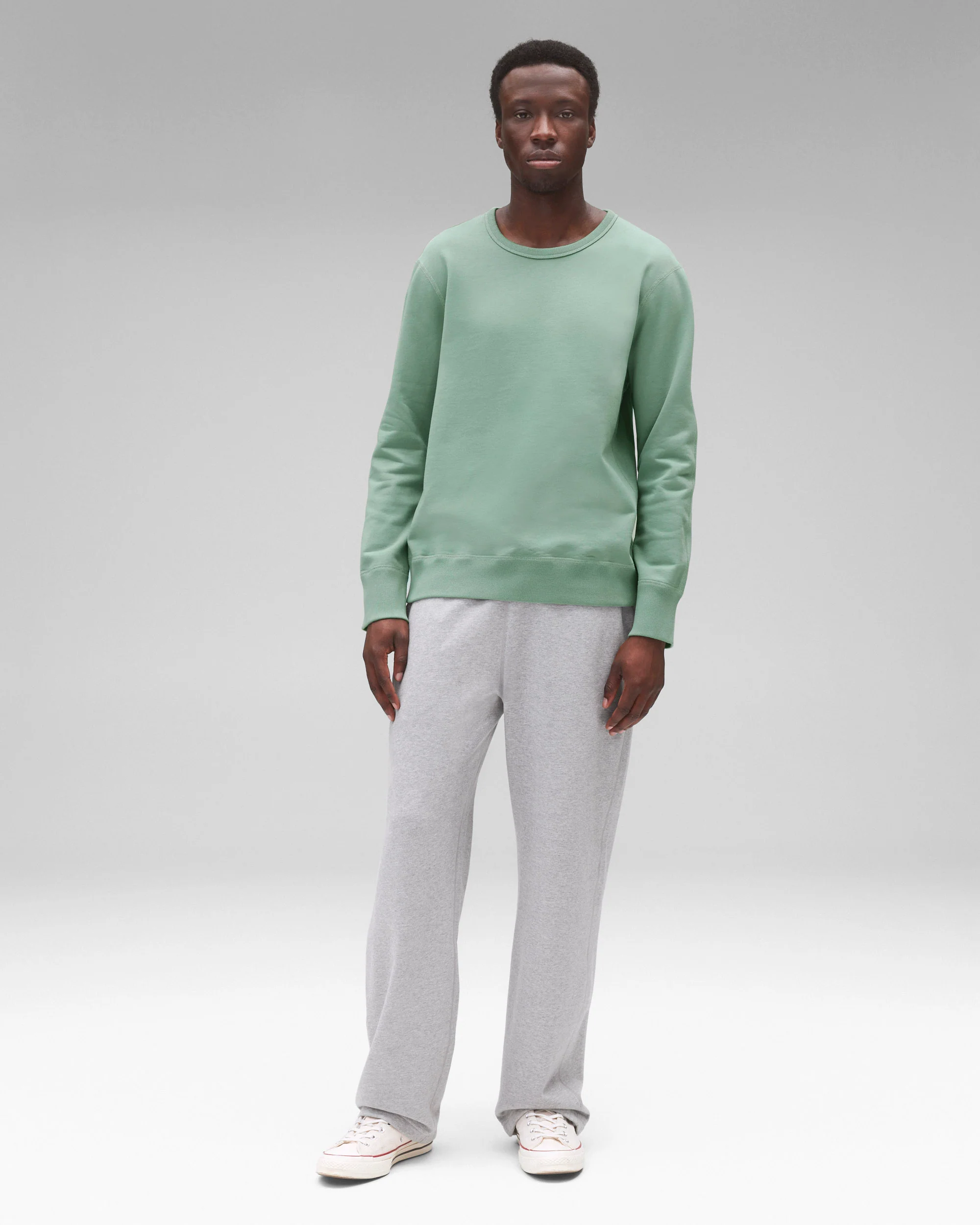 Midweight Terry Slim Crewneck - Image 3