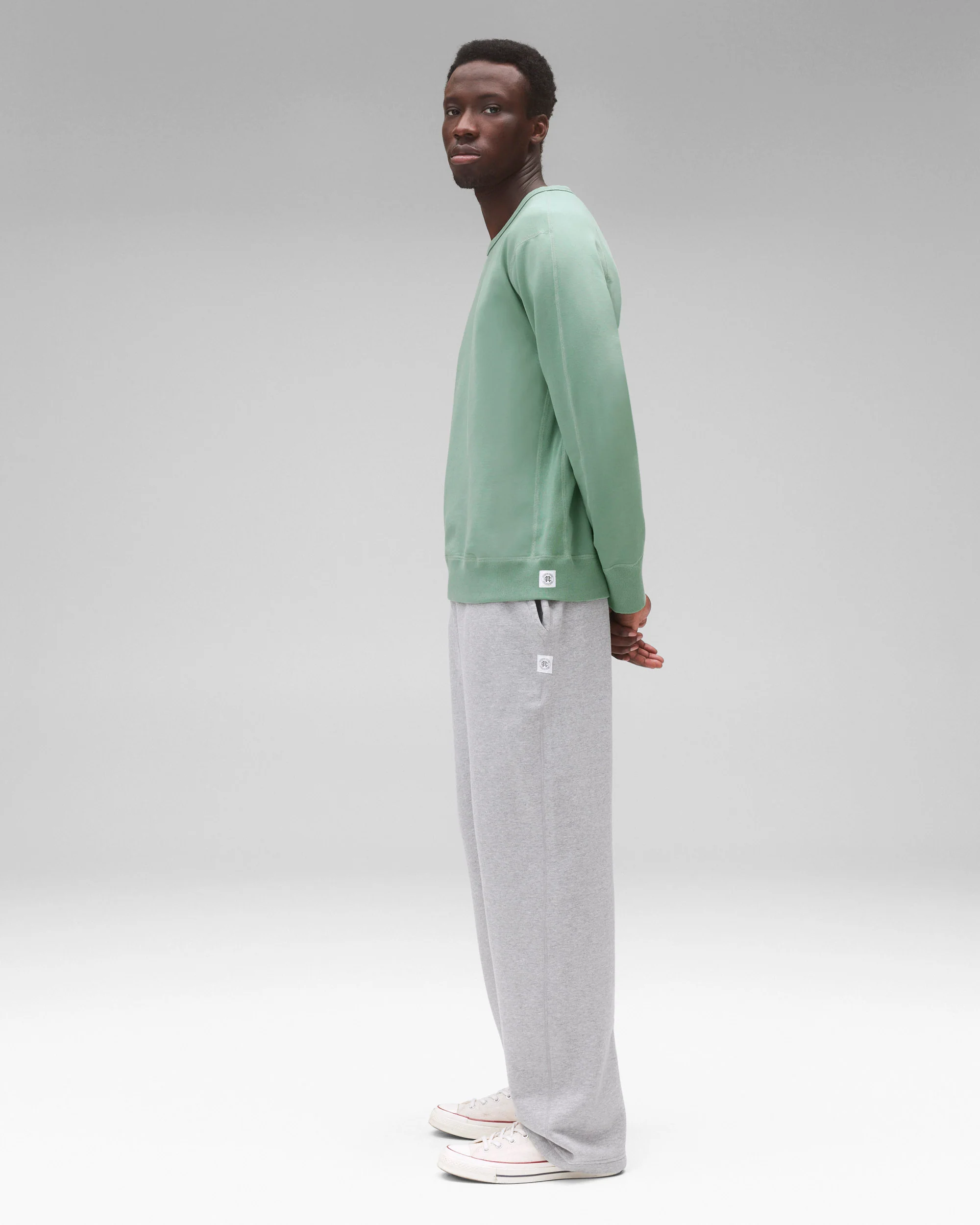 Midweight Terry Slim Crewneck - Image 4