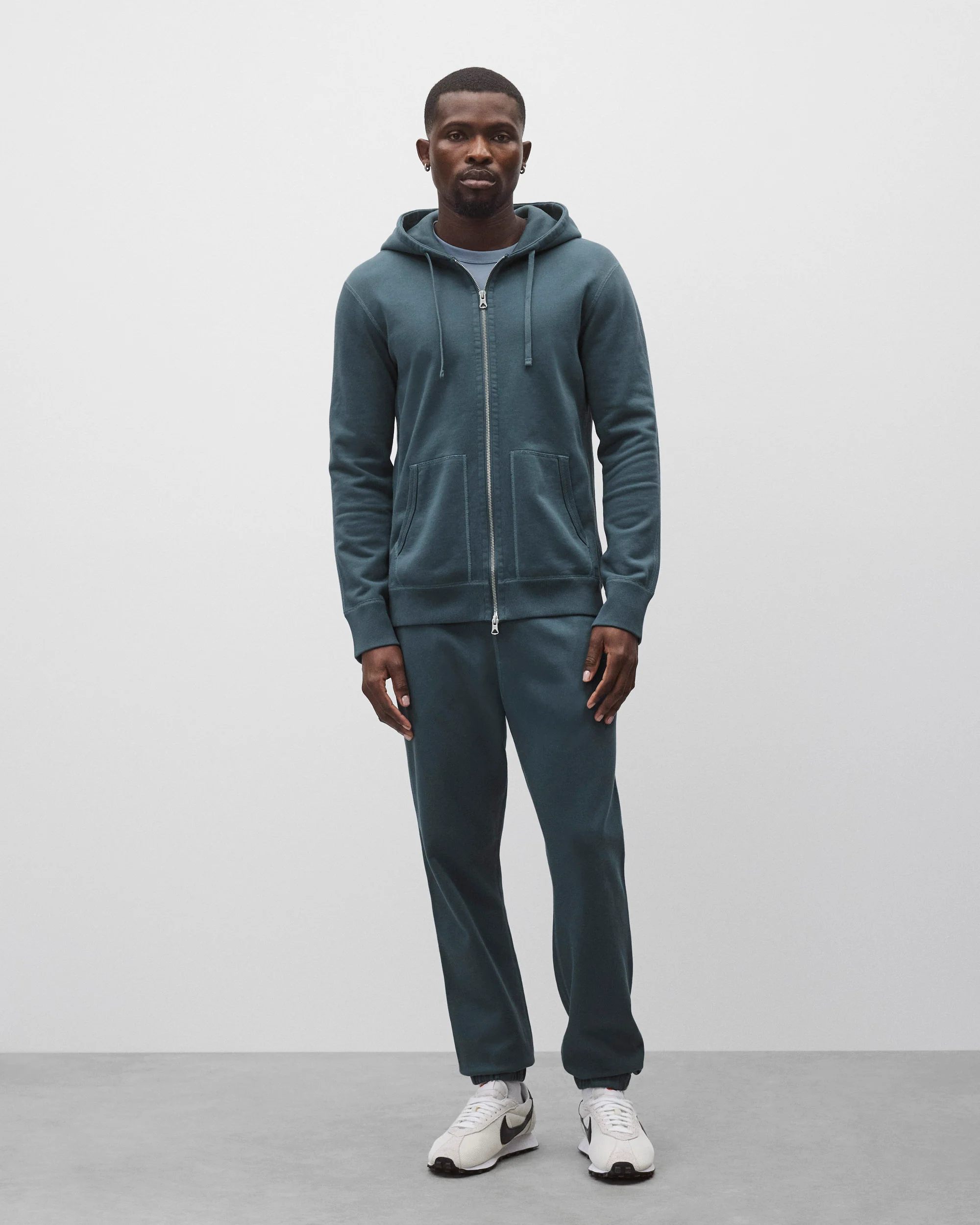 Midweight Terry Slim Zip Hoodie - Image 3
