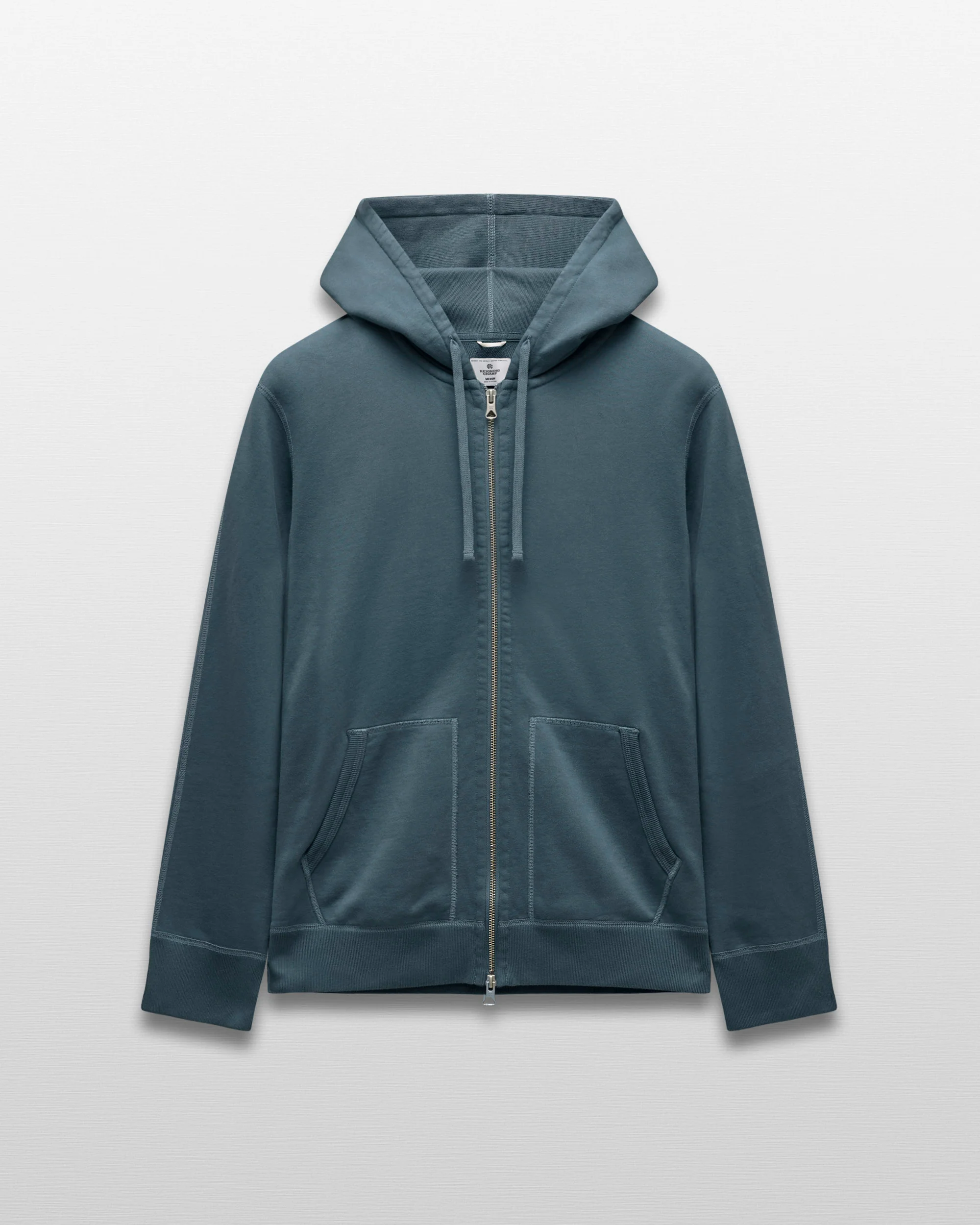 Midweight Terry Slim Zip Hoodie - Image 7