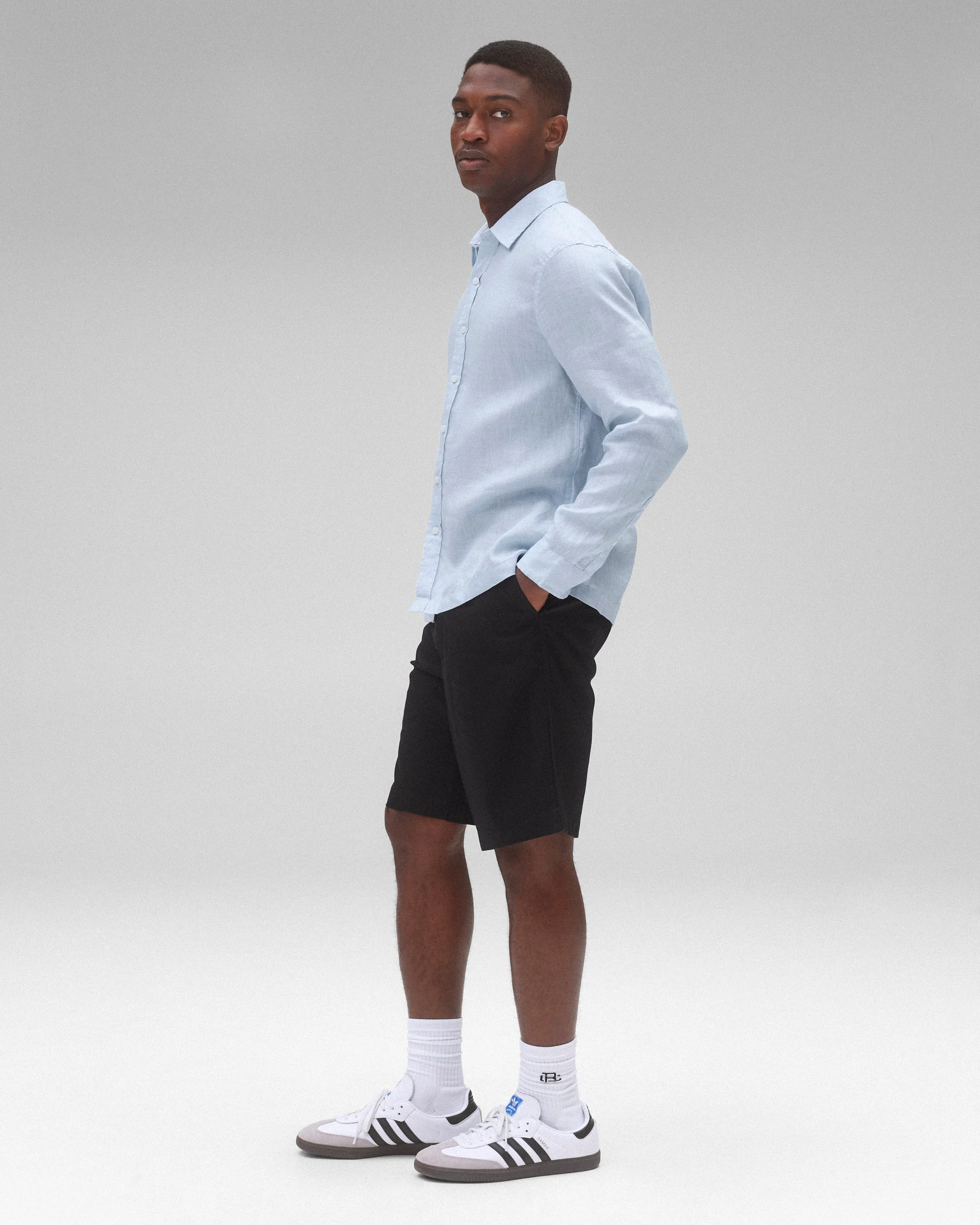 Solotex Linen Pavilion Relaxed Short 10" - Image 4