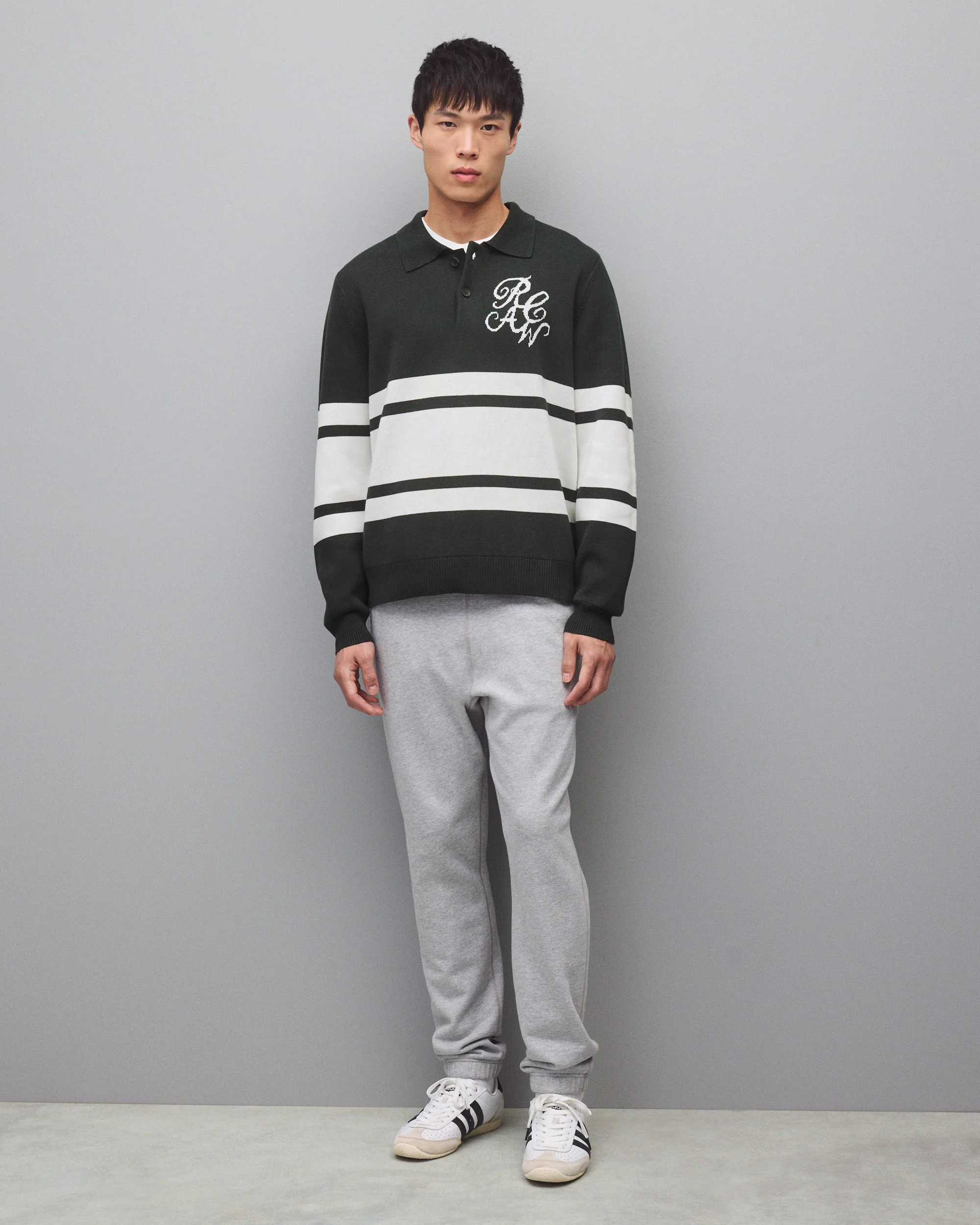 Supima Double Knit RCAW Rugby Sweater - Image 3