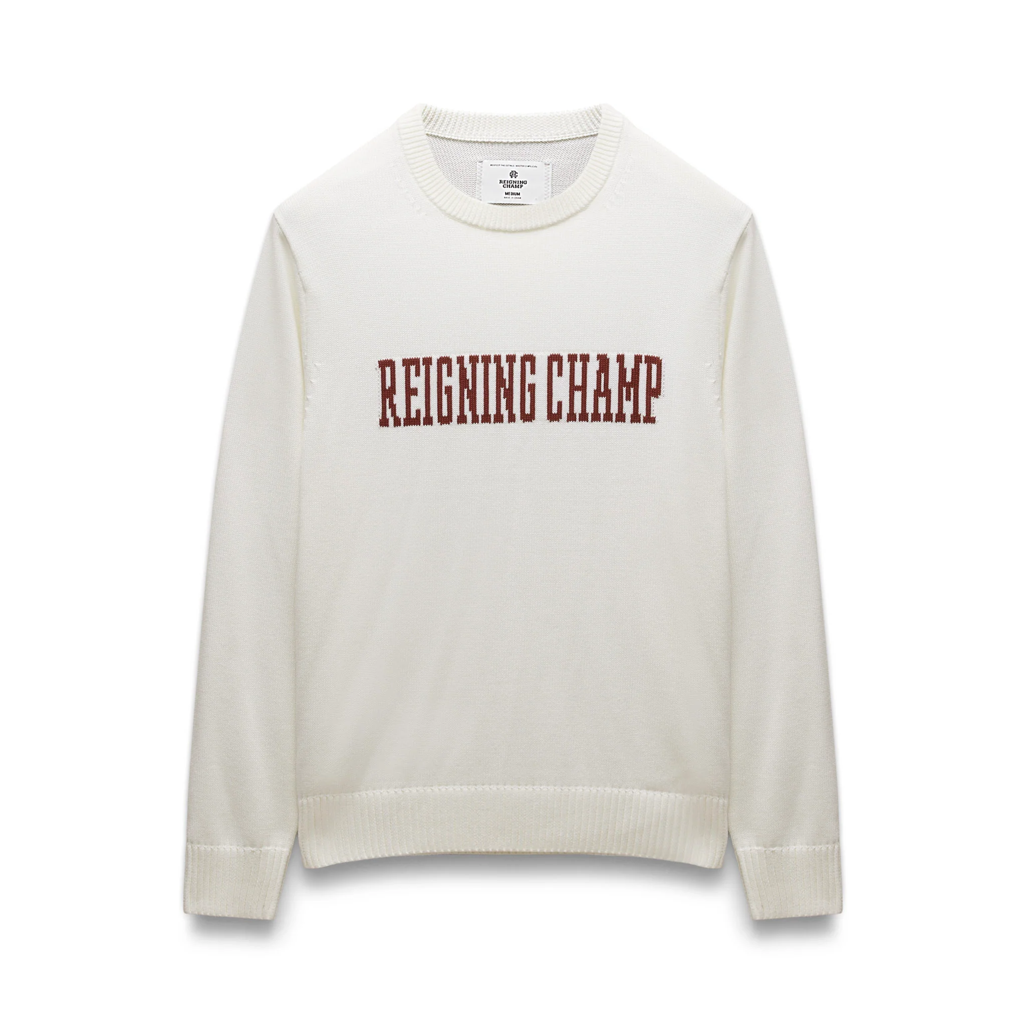Supima Knit Collegiate Crewneck