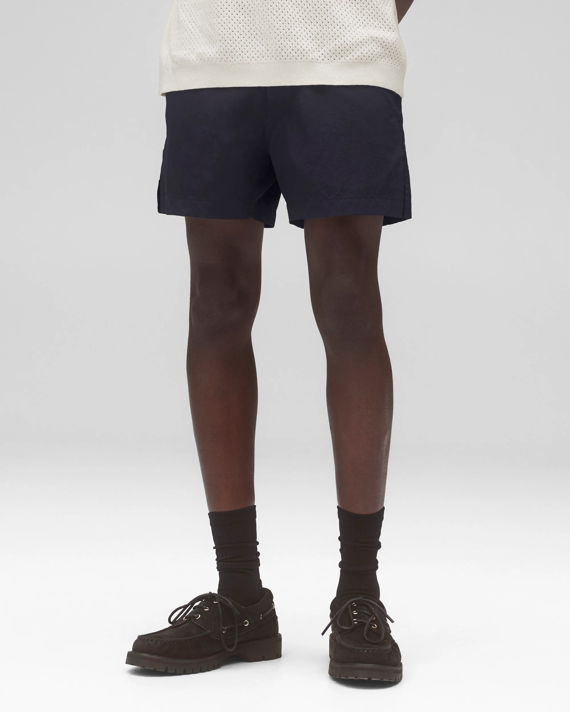 Textured Nylon Deck Slim Swim Short 4.5" - Image 3